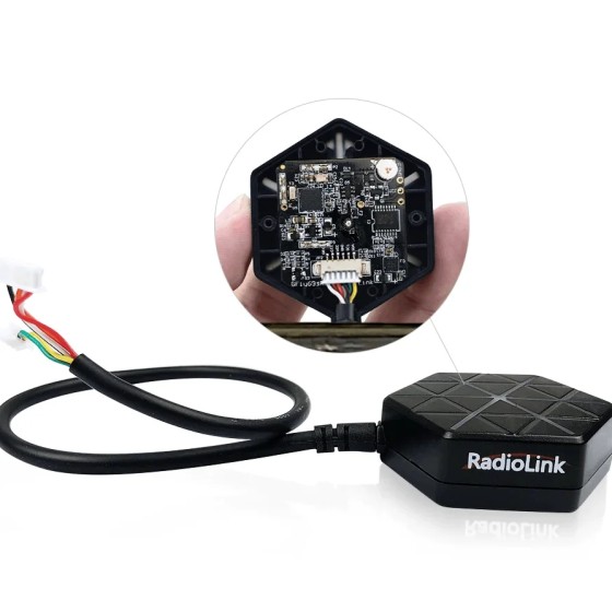 Radiolink M10N GPS SE100 Módulo Alta precisión posicional Trabajo de largo alcance GLONASS/BeiDou APM PX4 Pixhawk 2.4.8 Controlador de vuelo